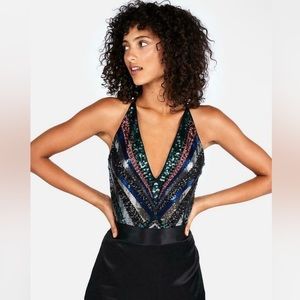 Express Sequin Bodysuit